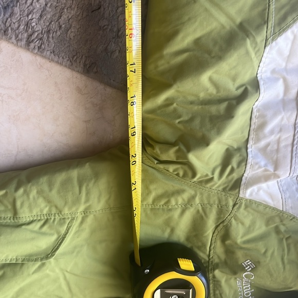 Columbia Lime and White Jacket with Charcoal Pullover - Picture 2 of 9